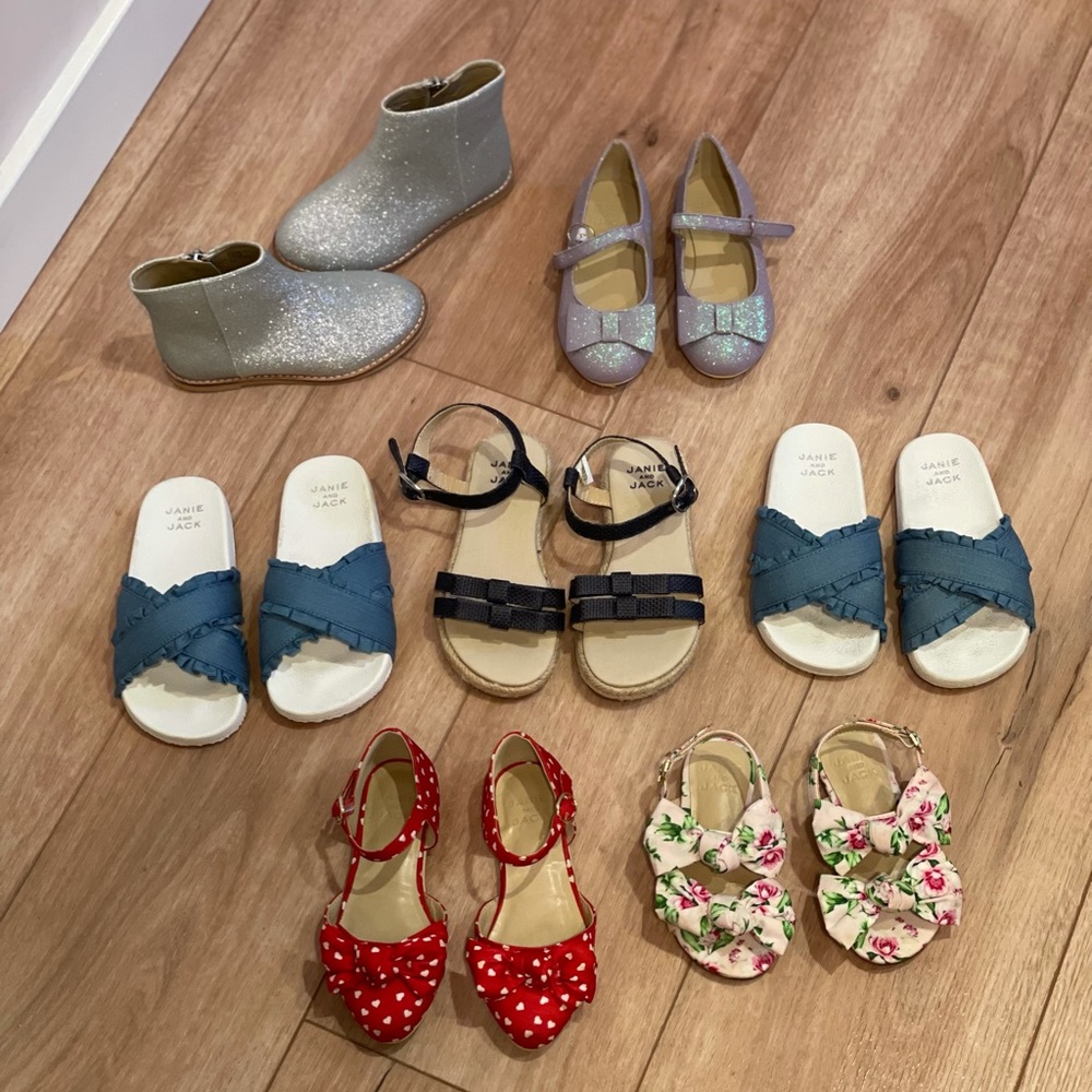 NWOT Janie and Jack shoes. $25 each pair. Sizes 5-10